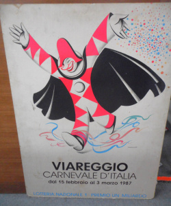Lot 10 - Block-Mounted Poster 'Viareggio Carnevale D'Italia' by Viberto Bonetti