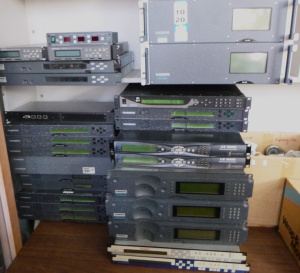 Lot 27 - Large Group Lot Audiovisual Rack Components - incl Tandberg Receivers T