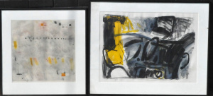 Lot 36 - 2 x framed Modernist Works on Paper incl Monica Schmid (1939 - ) Colour