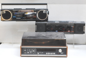 Lot 132 - 3 x Vintage Audio Items incl 2 x AMFM Double Cassette Decks & MANT