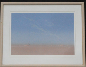 Lot 147 - Cliff Jones (1931-2000) Large framed Colour Screenprint - Diggins near