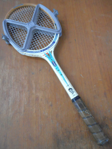 Lot 167 - Vintage 1960s Ken Rosewall Slazenger Tennis Racket with Press