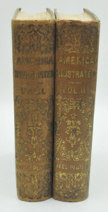 Lot 169 - c1862 2 x Volume set - North & South America illustrated from its