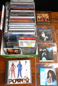 Lot 184 - Shoe box Lot CDs, 3inch CD singles, ICE-T, Lou Reed, Paul Simon, etc,