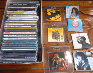 Lot 189 - Shoe box Lot Popular CDs, CD singles, 3inch CD singles, incl Bobby Bro