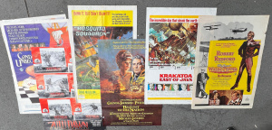 Lot 205 - Large Group Vintage 1-sheet Movie Posters, incl Conduct Unbecoming, Th