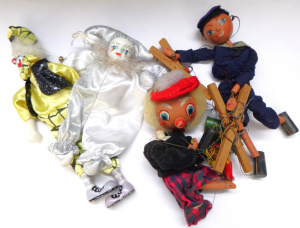Lot 245 - Group lot of items inc, a Tangle of Pelham Puppets - MacBoozle the Sco