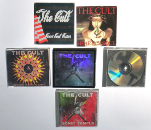 Lot 276 - Small Group Lot 'The Cult' CDs - incl Holographic 1989 'Sonic Temple'