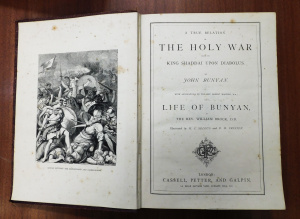 Lot 346 - c1870 HC - A True Relation of The Holy War Made By King Shaddai Upon