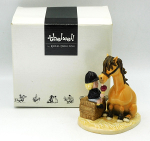 Lot 364 - Boxed Royal Doulton Thelwell Figure - Ice Cream Treat - NT19 13cm H