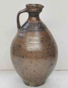 Lot 377 - Peter Rushforth Australian pottery Jug - impressed mark - 33cms H