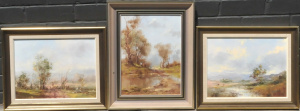 Lot 18 - John De Blauw (Active c1990-2000s) 3 x Framed Oil Paintings - Classical