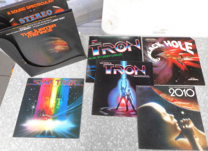 Lot 51 - Group Sci-fi Soundtrack Vinyl LP Records, incl Star Trek, Tron, Black H