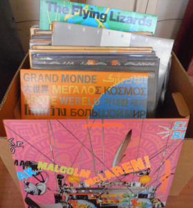 Lot 60 - Box lot Mixed vintage Vinyl LP Records, incl Deep Purple, Santana, Grac