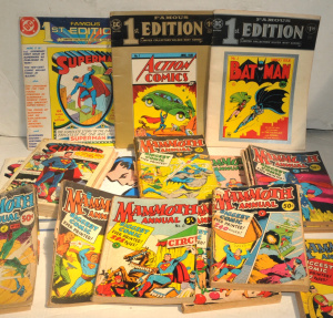 Lot 97 - Box lot of Mostly Superman Books & Annuals incl Assorted Mammoth Su
