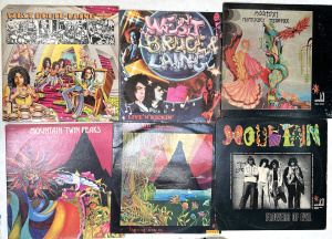 Lot 152 - Group lot Vinyl LP Rock Records - Mountain, West Bruce & Laing (qu