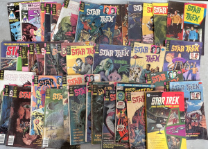 Lot 159 - Group Lot Star Trek Comics mainly 70s Gold Key, Enterprise Logs, Trek