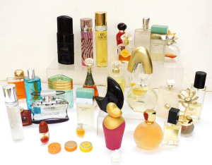 Lot 161 - Box lot of Fragrances - Mens & Ladies inc Boucheron Pour Homme, Ja
