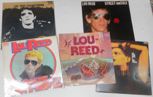 Lot 186 - Group lot Lou Reed Vinyl LP Records, incl Sally Can't Dance, Transform