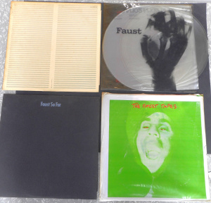 Lot 189 - Group Krautrock Vinyl LP Records by Faust, incl self-titled Clear Viny