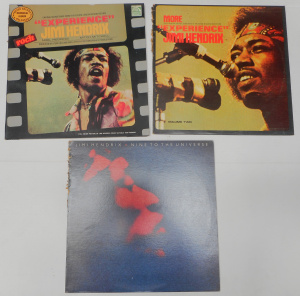 Lot 196 - Group lot Jimi Hendrix Vinyl LP Records, incl Soundtrack to movie - Ex