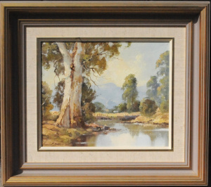 Lot 207 - Frank Mutsaers (1920-2005) Framed Oil Painting - A Quiet Country Strea
