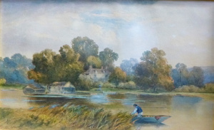 Lot 216 - A Forsyth (British, Active c1880-1900) Framed Watercolour & Gouach