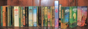 Lot 220 - Shelf Lot of Vintage Frank Herbert Paperback Sci-Fi Novels incl The Du