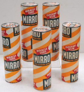 Lot 222 - 5 x Vintage 1960s As New Mirro - Miracle suds for cleaning baths - Uno