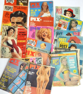 Lot 227 - Box lot of Vintage 1950s - 80s Magazines inc, Pix, Australasian Post,
