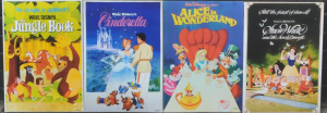 Lot 258 - 4 x Disney Prints on Canvas incl Snow White, Alice in Wonderland, Cind