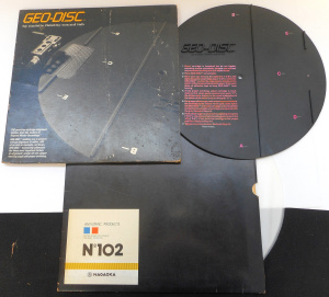 Lot 298 - Mobile Fidelity Sound Lab GEO-DISC stylus alignment protractor, 12inch