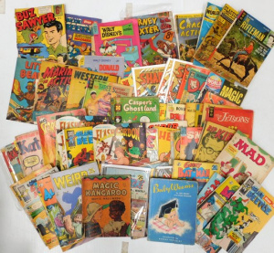 Box lot of Vintage Australian & Murray Comics & Books inc The Magic Kang
