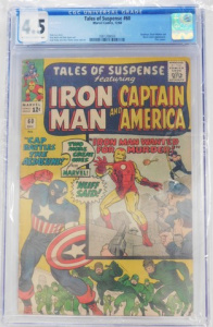 Vintage No 60 Tales of Suspense featuring Iron Man & Captain America Comic b