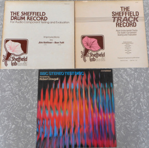 Lot 16 - Group Vinyl LP Sample & Test Records, incl The Sheffield Drum Reco