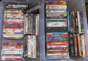 Lot 28 - 2 x Large Boxes full of DVD Movies, incl Lord of the Rings, Ghandi, Th