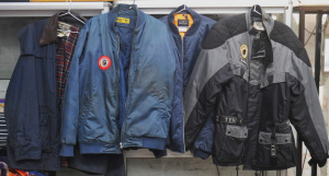 Lot 34 - 4 x Men's Jackets incl Teknic Motorbike Jacket, Country Stockman Oilski