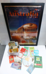 Lot 37 - Group lot inc, Large framed Reproduction Australian Railway Poster &am