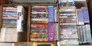 Lot 41 - 3 x Boxes Classic Movies and Box Sets on DVD, incl John Wayne, Marlon B