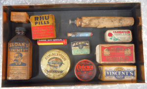 Lot 211 - Group Vintage Medical Items in their Packaging, incl Vincent's Powders