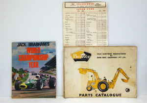 Lot 226 - Group lot of Blokey Vintage Catalogues & Charts inc, Australian Fi
