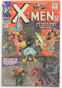 Lot 246 - Vintage 1966 X-Men Comic No 20 by Marvel Comics some edge & spine