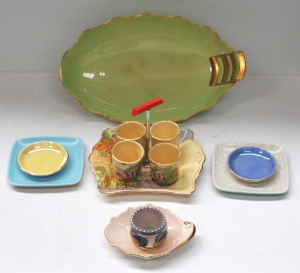 Lot 263 - Group lot of Vintage English Ceramics inc 5 pce Egg Cup cruet set - C