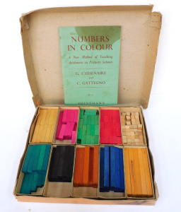 Lot 279 - 1960s Boxed Cuisenaire set - Numbers in Colour Educational set with Bo