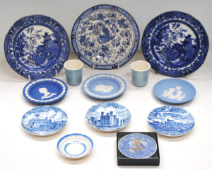 Lot 285 - Group Lot Blue & White China & Ceramics inc Wedgwood Jasper Pl