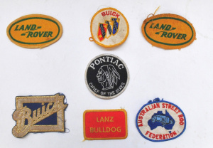 Lot 316 - Group lot - Vintage Sew on Motor Car & Tractor badges & Patche