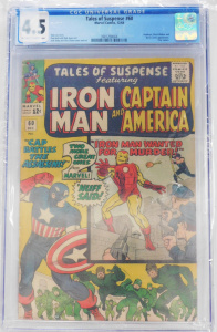 Lot 379 - Vintage No 60 Tales of Suspense featuring Iron Man & Captain Ameri