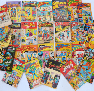 Lot 40 - Group lot - Vintage Australian Giant Album Comic Books - Giant Superman