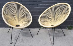 Lot 47 - Pair of Modern Acapulco Chairs