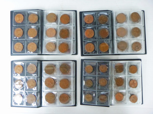 Lot 67 - 4 x Australian Penny Collections in Albums